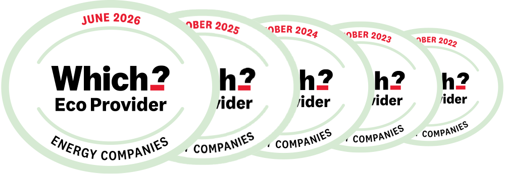Which? Eco Provider logos 2026