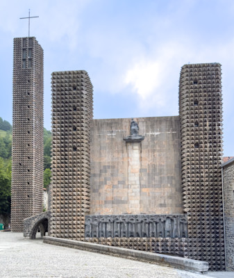 Sanctuary of Arantzazu by Luis Laorga