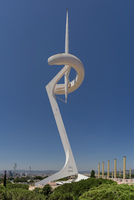 Montjuïc Communications Tower by Santiago Calatrava