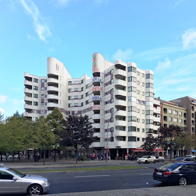 Residential and commercial building, Kottbusser Straße by Herbert Stranz
