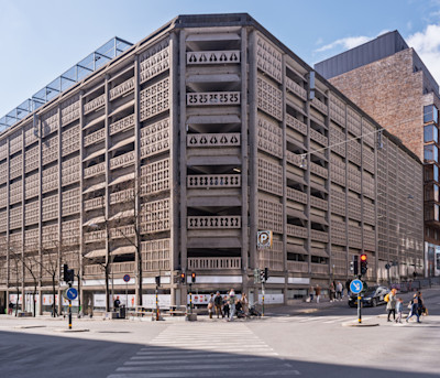 Parking garage Parkaden by Hans Asplund