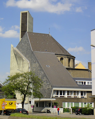 St. Norbert church by Hermann Fehling