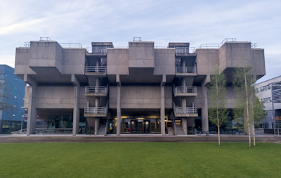 Lecture Centre at Brunel University by John Heywood
