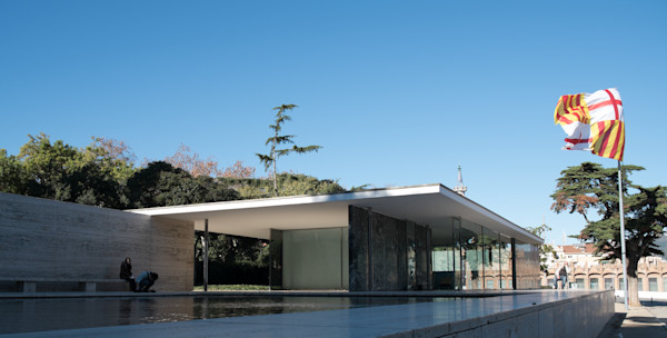Barcelona Pavilion in Barcelona