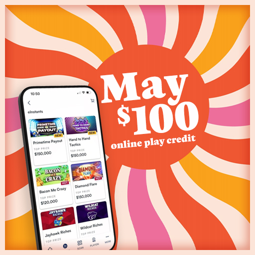 March $100 Online Play Credit 