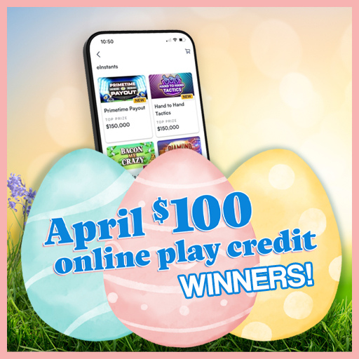 April $100 Play Credit Winners!