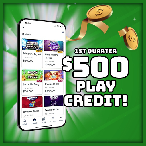 1st Quarter $500 Play Credit