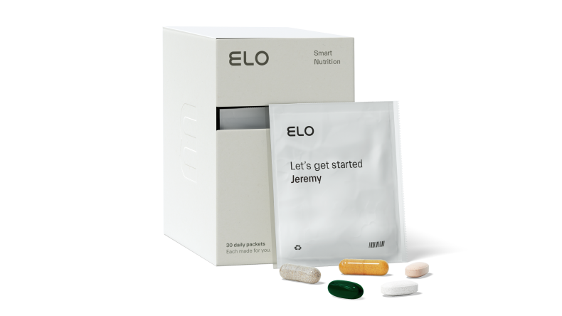 Elo supplement dispenser with iwi pill