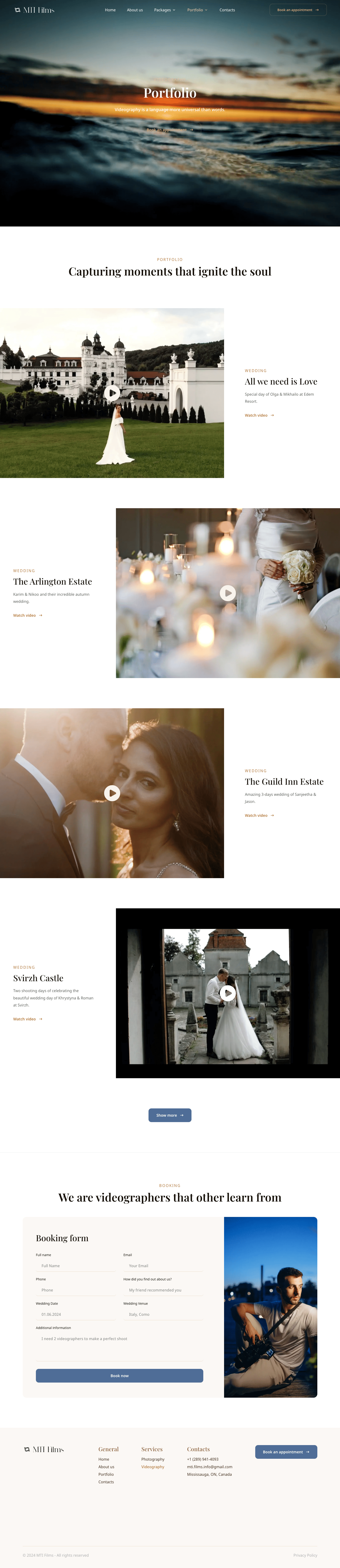 Webunites – MTI Films: Videography