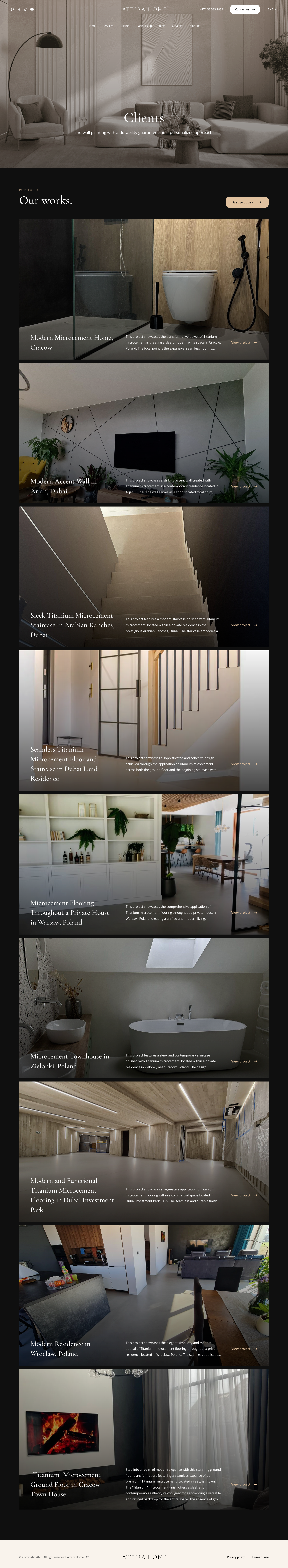 Webunites – Attera Home: Clients