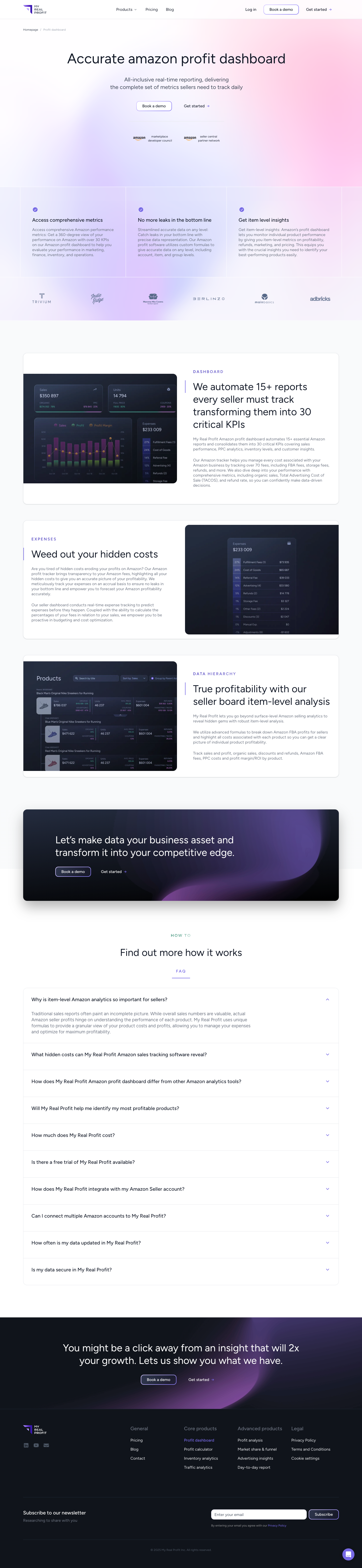 Webunites – MyRealProfit: Product