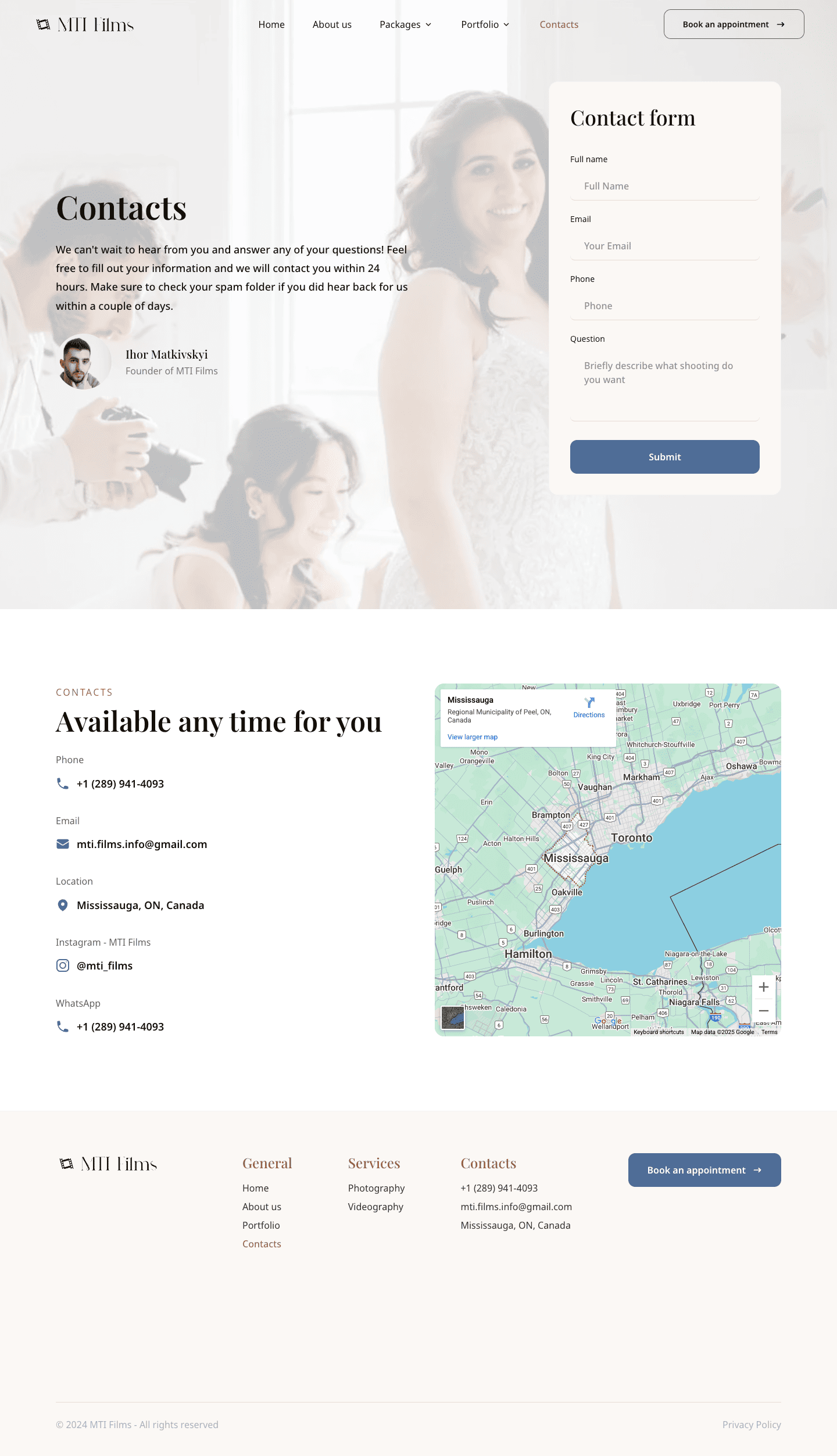 Webunites – MTI Films: Contact