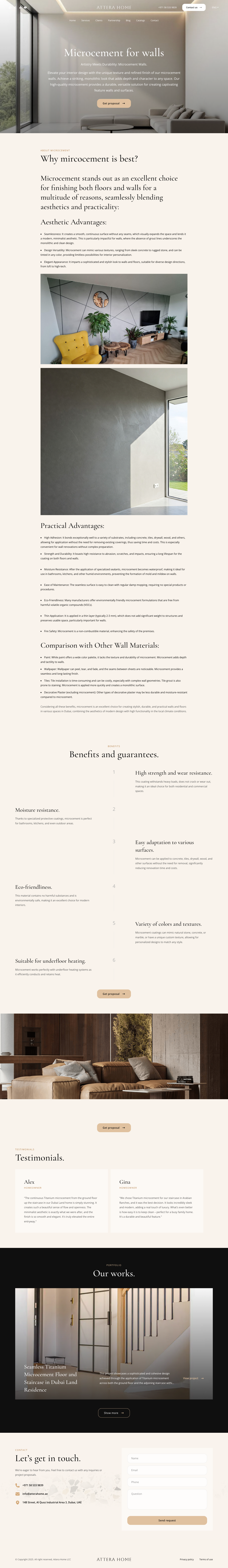Webunites – Attera Home: Service