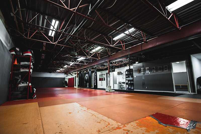 An empty MMA gym