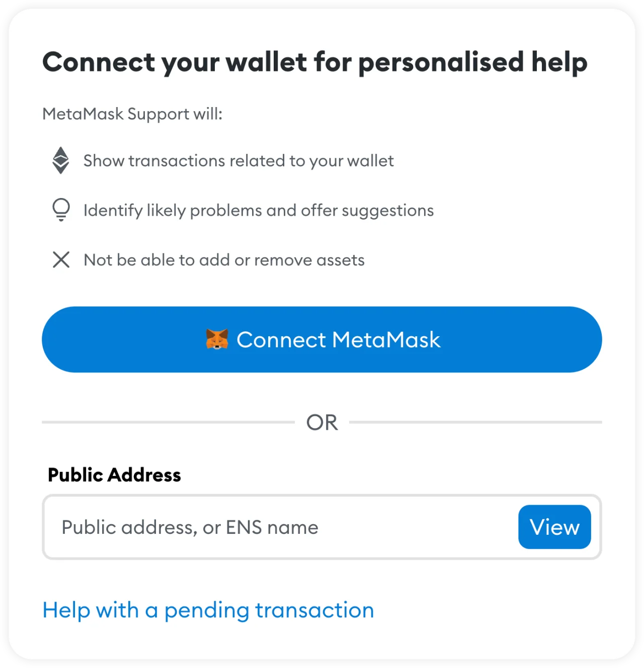 connect wallet