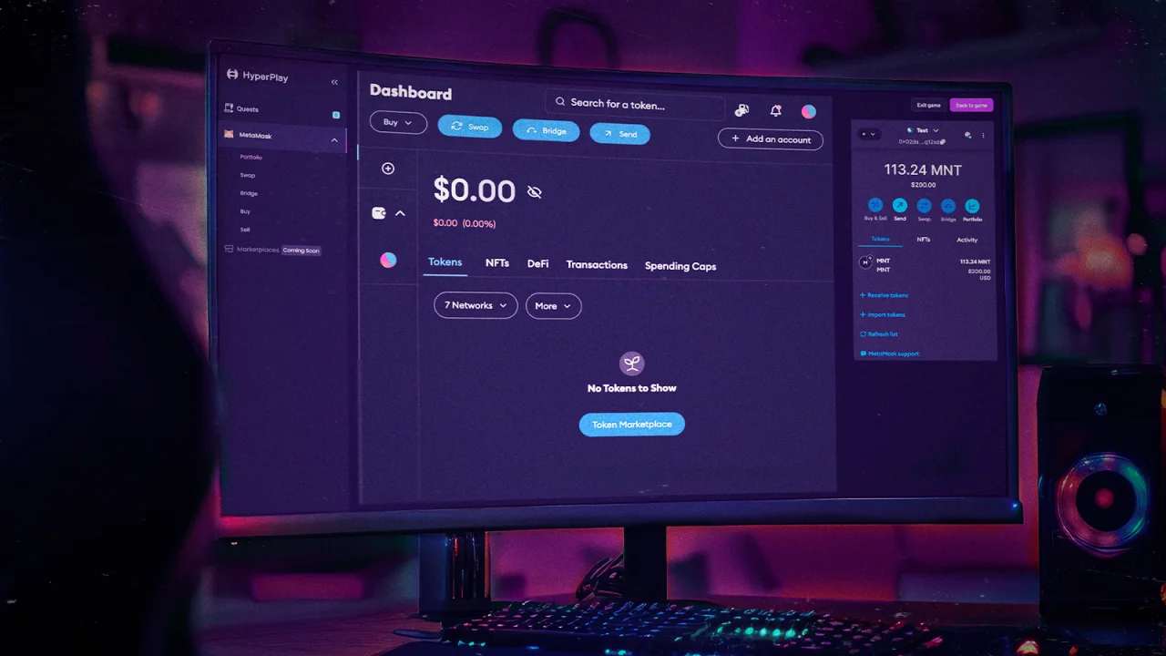 MetaMask Portfolio HyperPlay integration