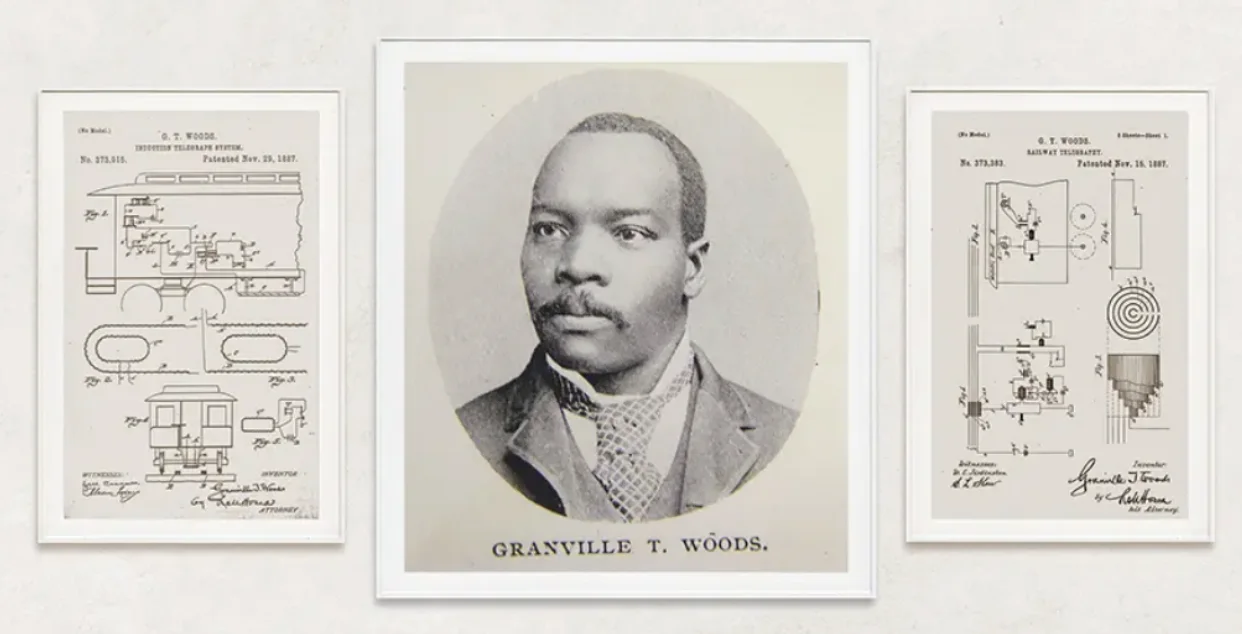Inventor Granville T. Woods was the first African American mechanical and electrical engineer after the American Civil War.