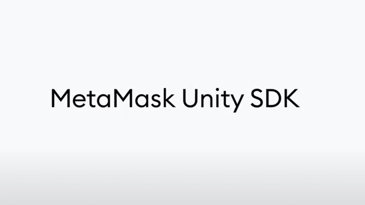 Add MetaMask to your Unity game (1)