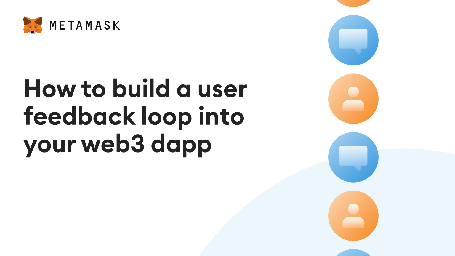 How to build a user feedback loop into your web3 dapp image