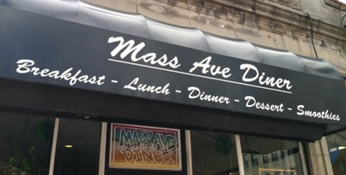 Mass Ave Diner Exterior