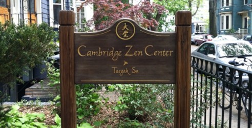 Cambridge Zen Center Sign