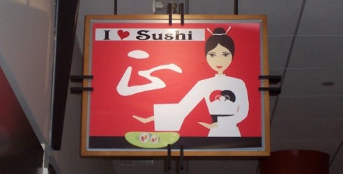 I ♥ Sushi Sign