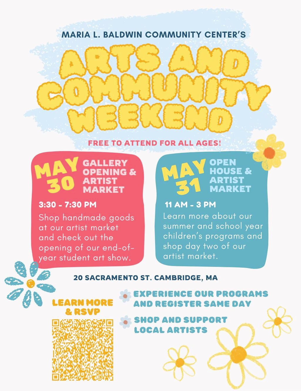 Arts and Community Weekend