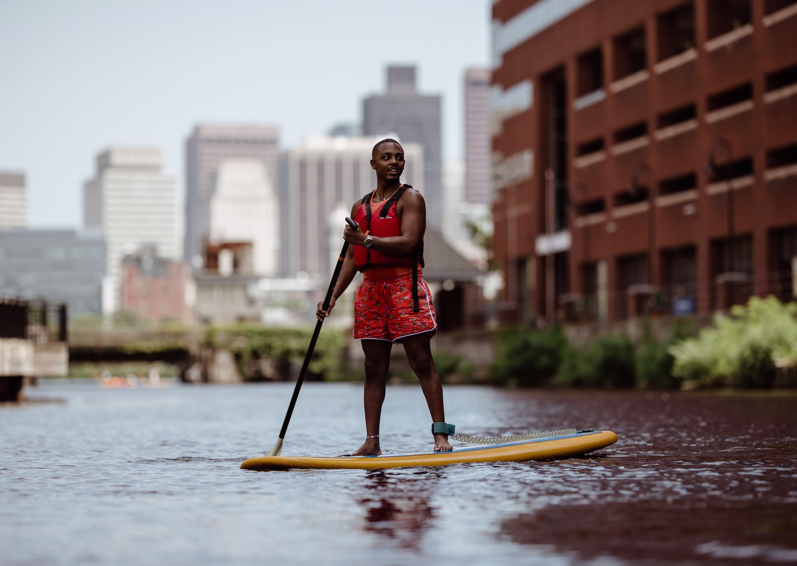 Paddleboard on the Charles River