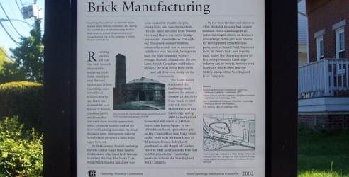 Brick Manufacturing, North Cambridge