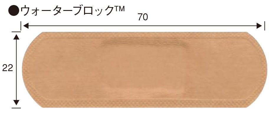 バンドエイド® ウォーターブロック™  サイズ