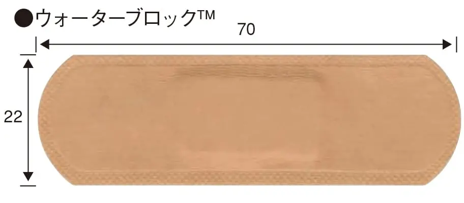 バンドエイド® ウォーターブロック™  サイズ