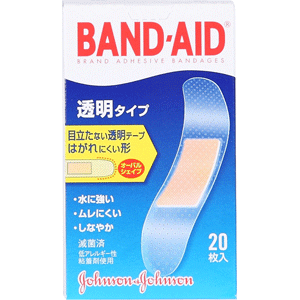 バンドエイド® 透明タイプ 20枚入