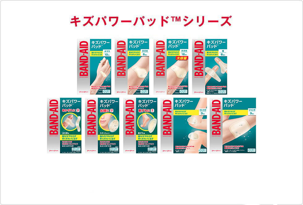 使い方 キズパワーパッドTM | バンドエイド® BAND-AID®