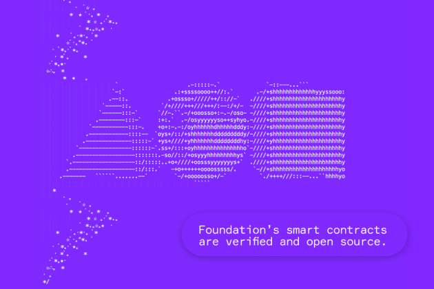 Foundation’s smart contracts are verified and open source. cover image