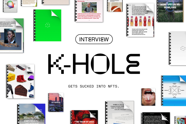 K-HOLE gets sucked into NFTs. cover image
