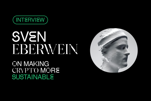 Sven Eberwein on making crypto more environmentally sustainable. cover image