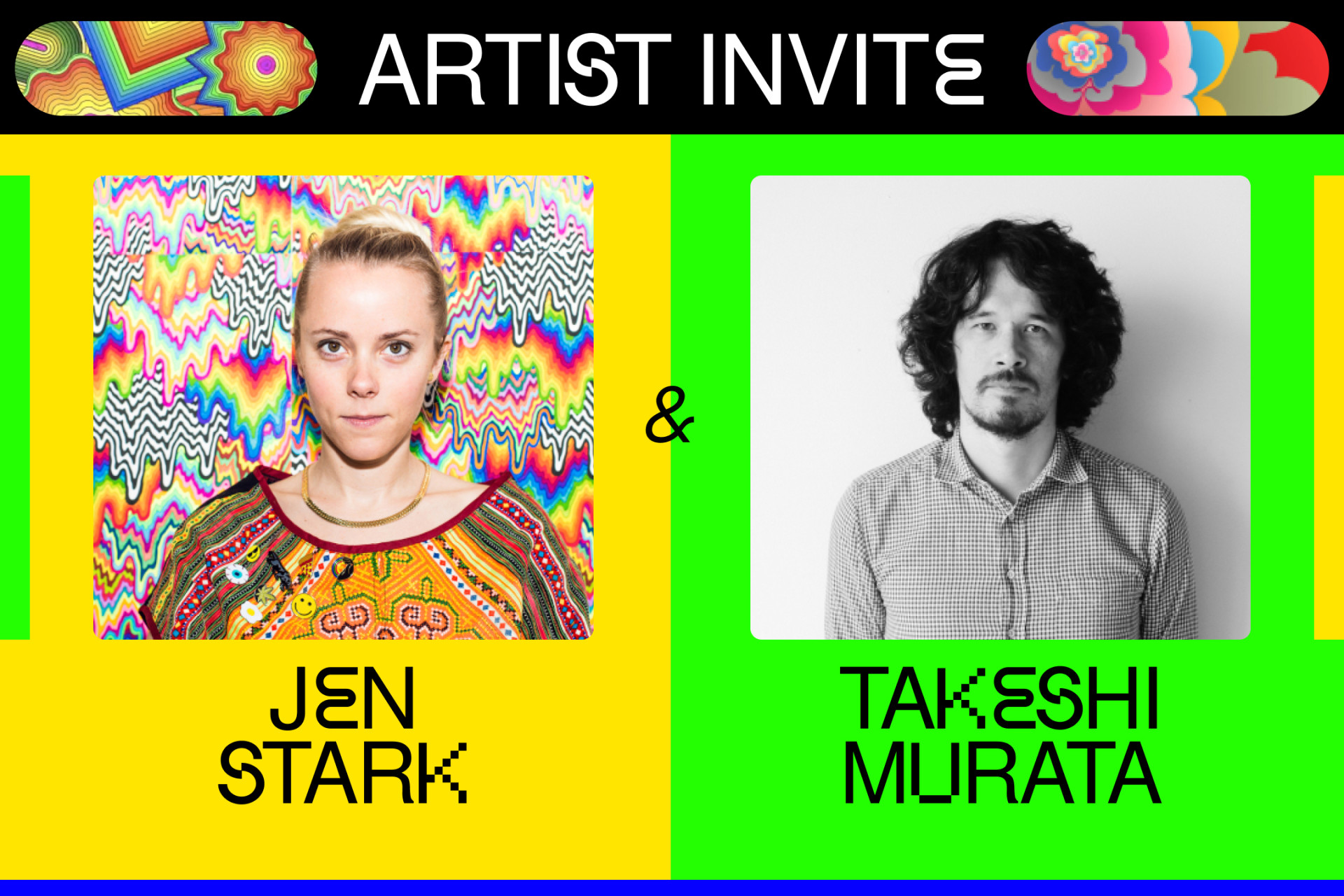 Artist Invite: Jen Stark & Takeshi Murata