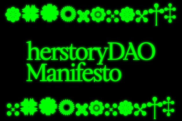 herstoryDAO Manifesto cover image