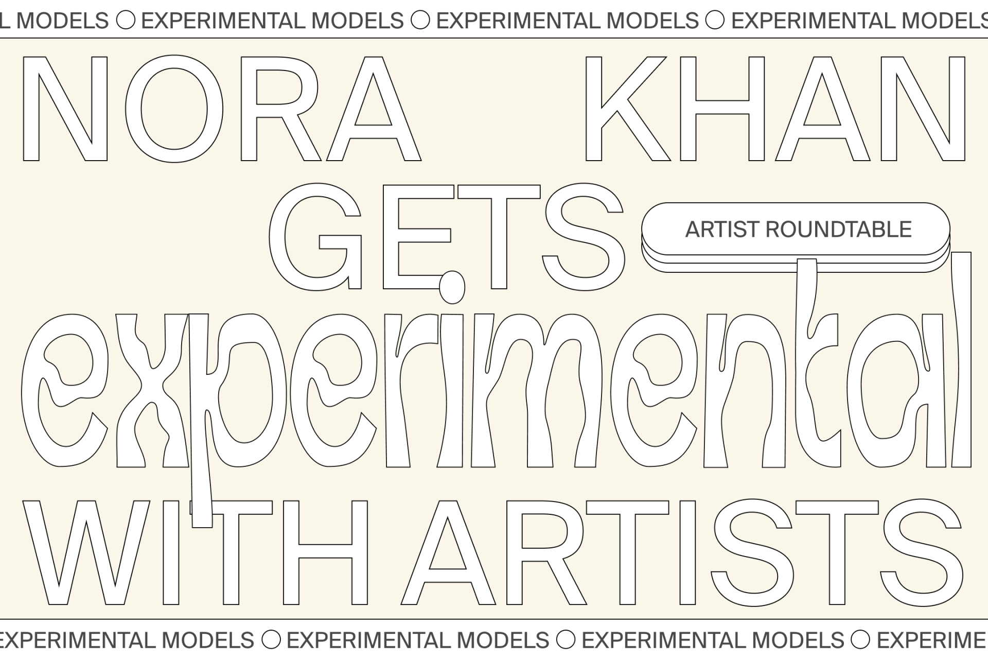 Nora Khan gets experimental with artists.