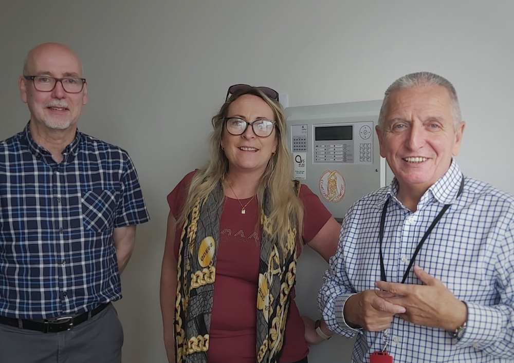 (Right to Left) Jim McCarthy, Claire Connor and Michael O'Hara