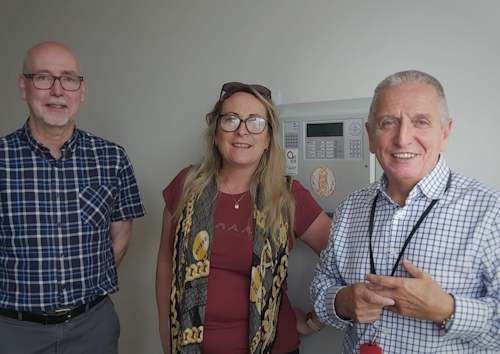 (Right to Left) Jim McCarthy, Claire Connor and Michael O'Hara