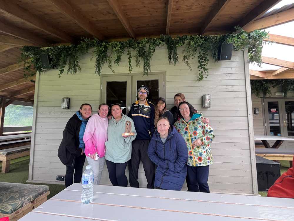 Jungle NI Team Day - The winning team with their trophy