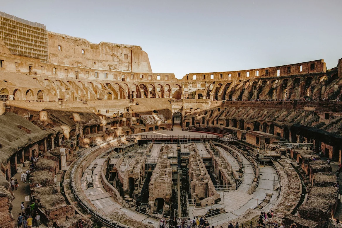Gladiator’s gate: Step onto the Colosseum arena floor