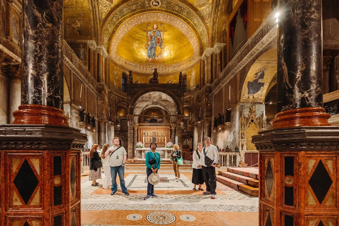 Alone in St. Mark's Basilica: The gold mosaics, all to yourself