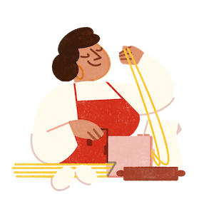 Rome food tours & cooking classes illustration