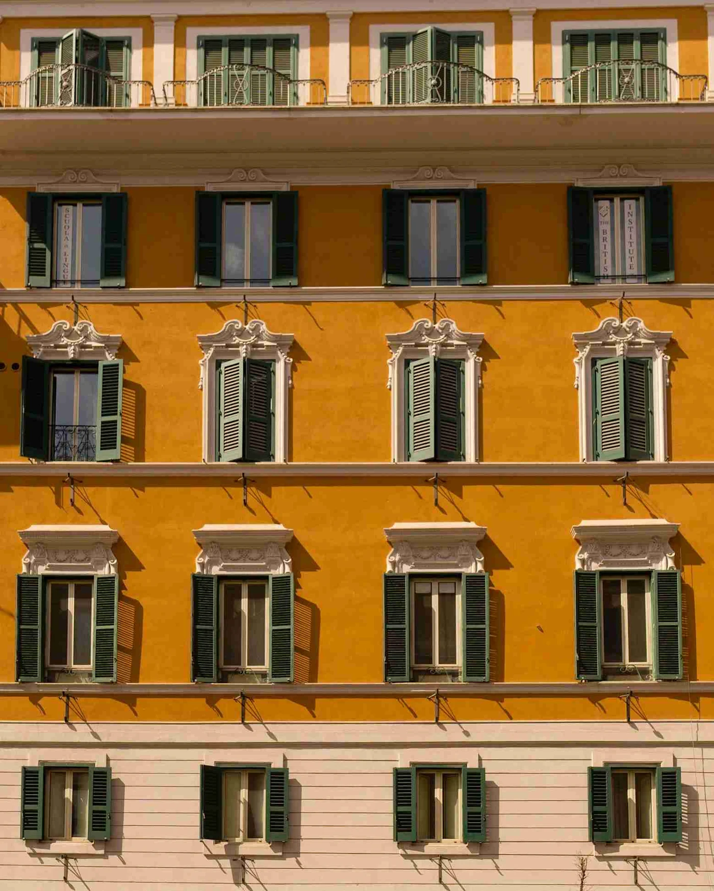 Building facade in Rome