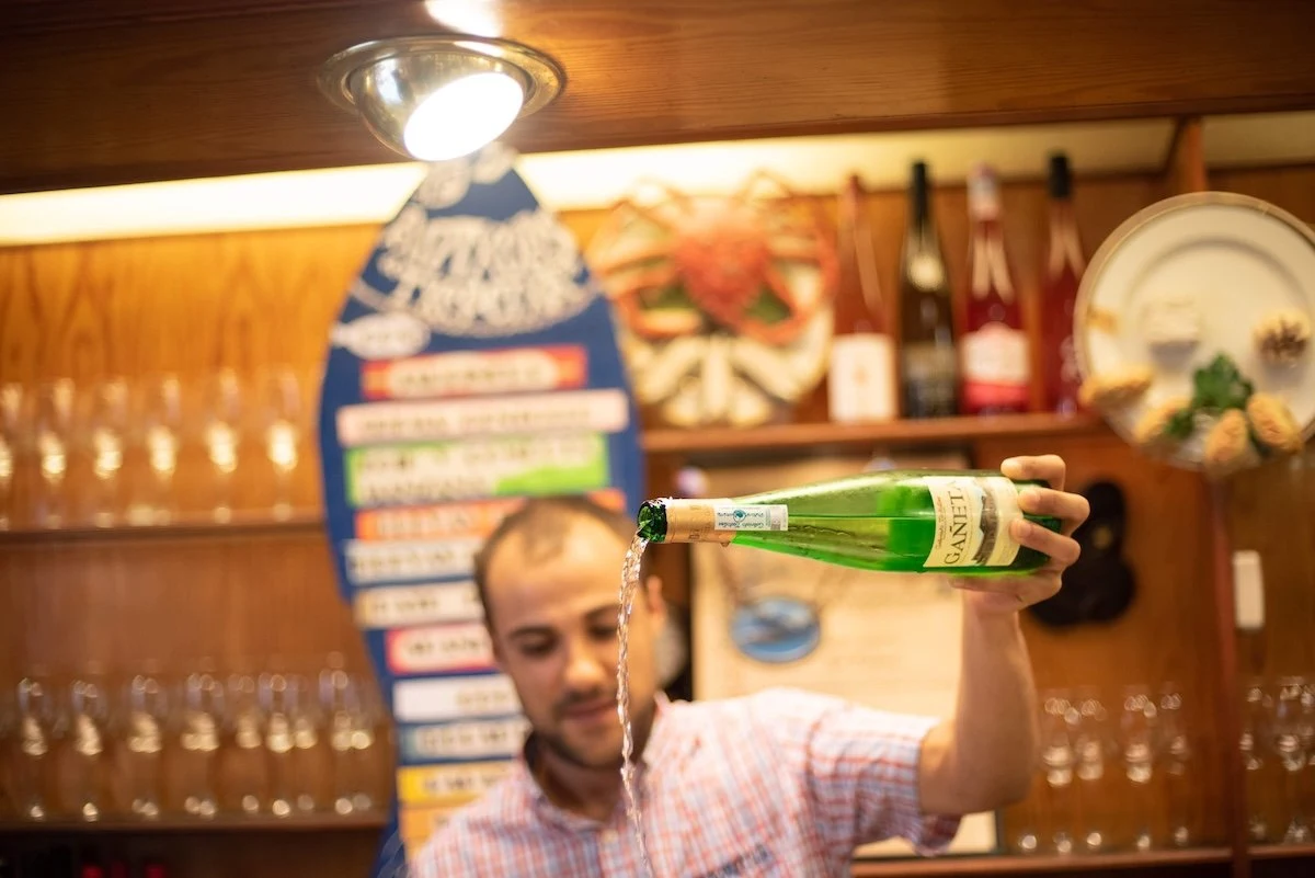 Private Supper Club: San Sebastián: cider to Michelin, one table 6