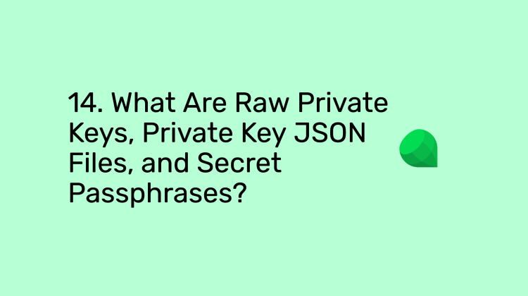 Image for Emerald Blockchain Course: 14. What Are Raw Private Keys, Private Key JSON Files, and Secret Passphrases?