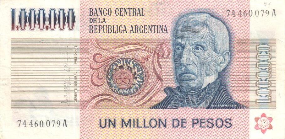 1 millón de pesos.