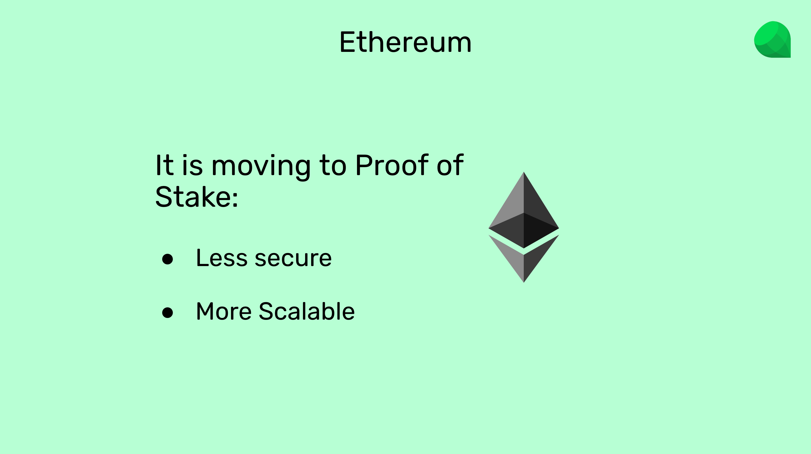 Migrating to proof of stake.